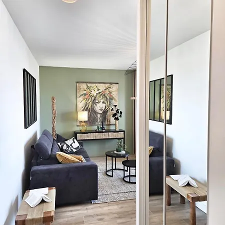 T2 Design Proche Gare/intra-m/sillon, Garage Prive Appartement *